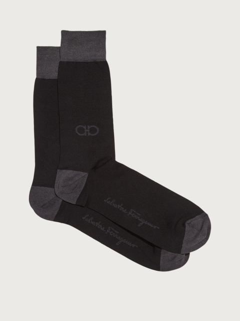 FERRAGAMO Gancini jacquard socks