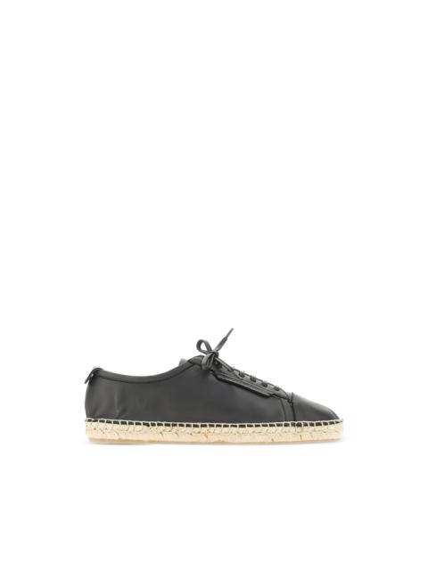 EMPORIO ARMANI lace-up espadrilles