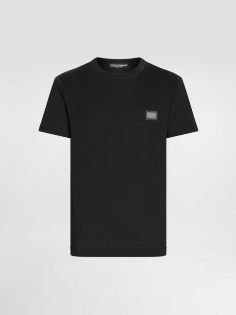 Dolce & Gabbana Cotton T-shirt with branded tag