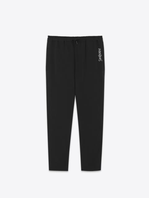 SAINT LAURENT saint laurent sweatpants in crepe satin