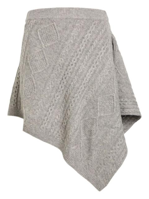 STAUD cable knit skirt