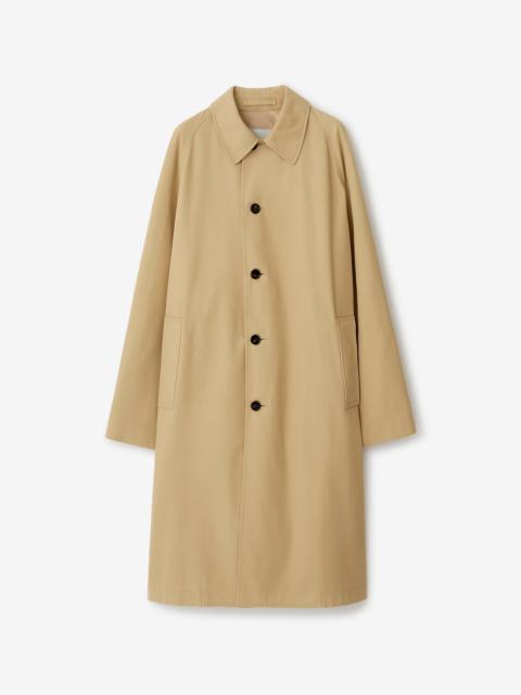 Long Cotton Blend Car Coat