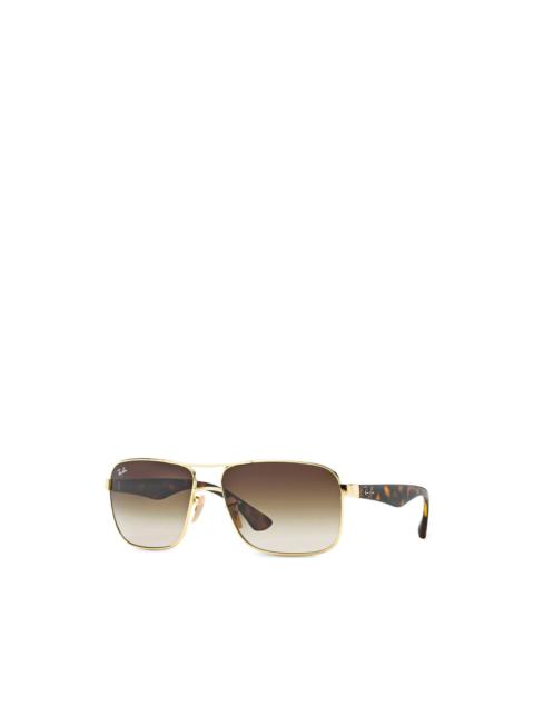 Ray-Ban square-frame double-bridge sunglasses