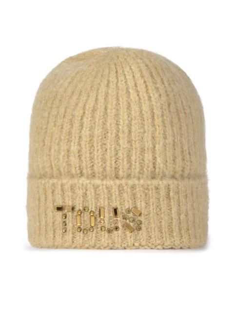 TOUS Sand-colored Beanie TOUS Crystal