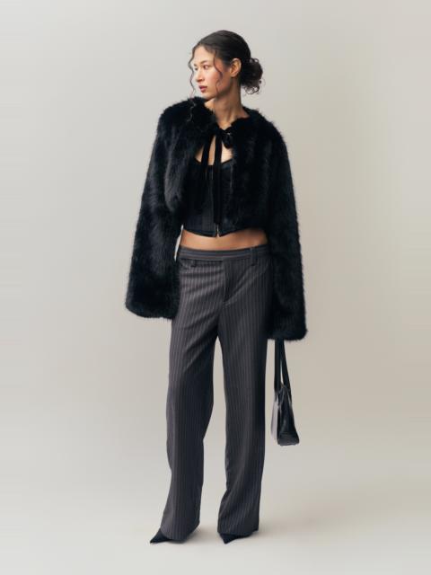 GUIZIO ALYANA FAUX FUR JACKET