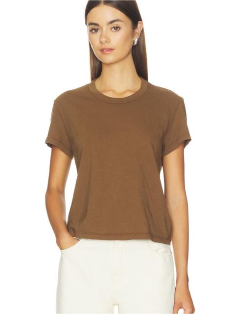 JAMES PERSE Shrunken Crew Neck Short Sleeve Tee