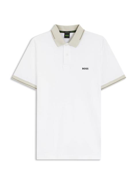 BOSS SLIM-FIT COTTON POLO SHIRT