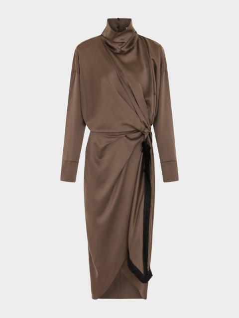 16ARLINGTON RESIA MIDI DRESS IN SILK