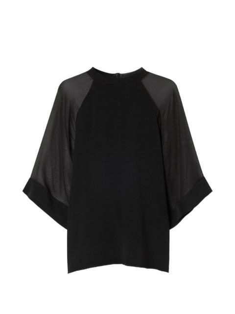 FILIPPA K sheer-panel top