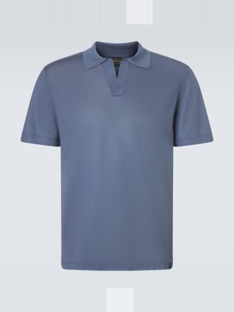 Brioni Silk polo shirt
