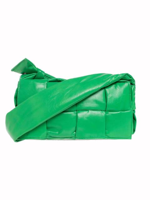 Bottega Veneta Bottega Veneta Medium Padded Tech Parquet Cassette Crossbody Bag Parakeet