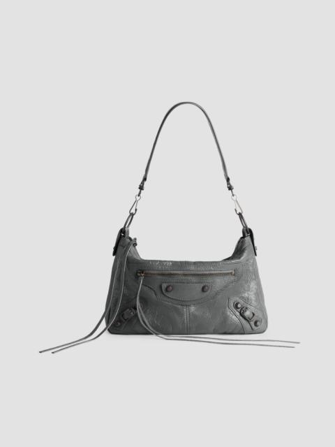 BALENCIAGA Men's Le City Moto Small Crossbody Bag - Volcanic Rock