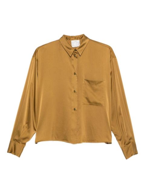 forte_forte satin pocket shirt