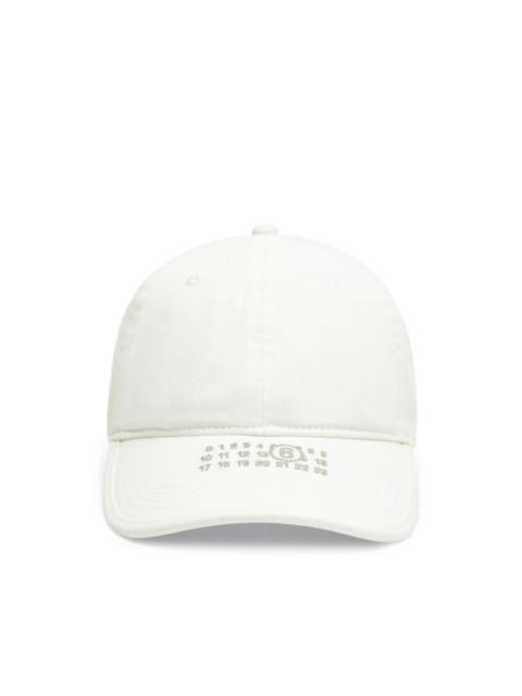 MM6 Maison Margiela Numeric washed cotton cap