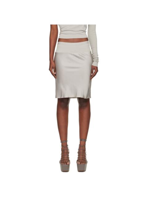 Rick Owens Off-White Concordians Slim Coda Miniskirt