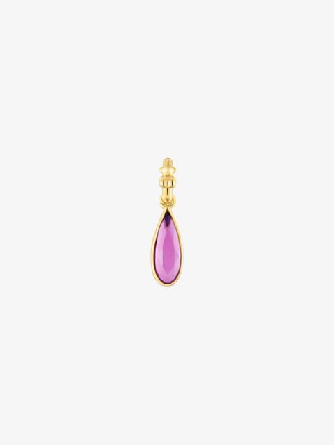 TOUS Small 18K gold vermeil Pendant with rhodolite Medallions