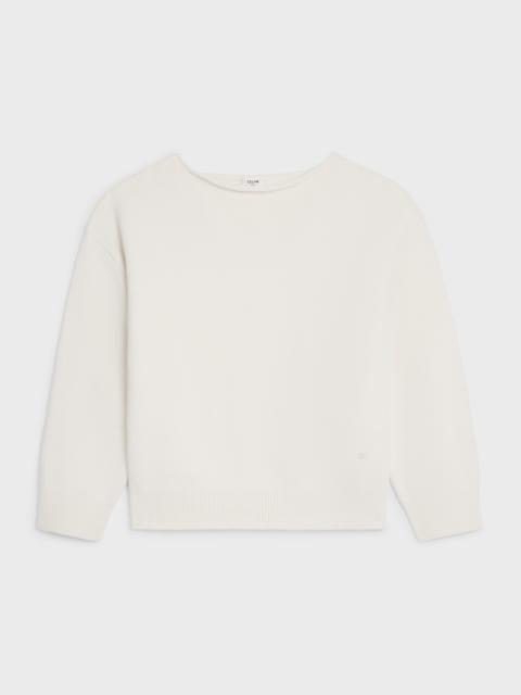 CELINE boatneck sweater IN wool and cashmere