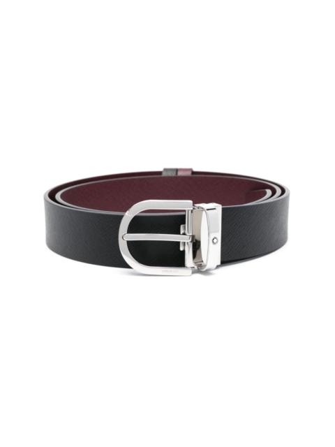Montblanc buckle-fastening leather belt