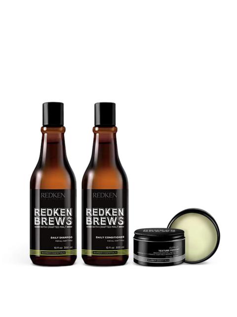 Redken Men's Wash & Style Set with Texture Pomade