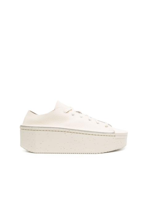 Kyasu leather flatform sneakers