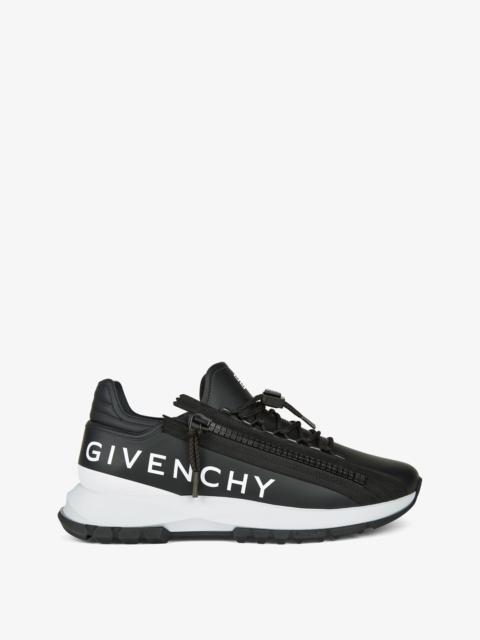 Givenchy SPECTRE RUNNER SNEAKERS IN LEATHER WITH ZIP