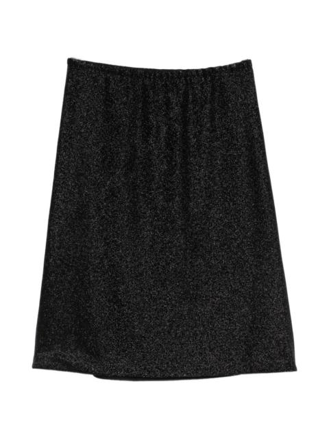 Jil Sander elasticated  midi skirt