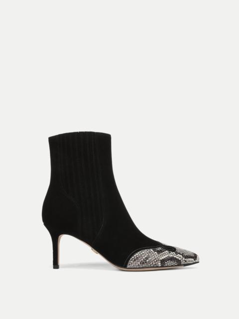 VERONICA BEARD LISA WESTERN MID-HEEL ANKLE-BOOT