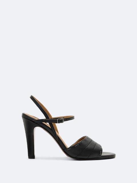 ALLSAINTS LILA ANKLE-STRAP LEATHER HEELED SANDALS