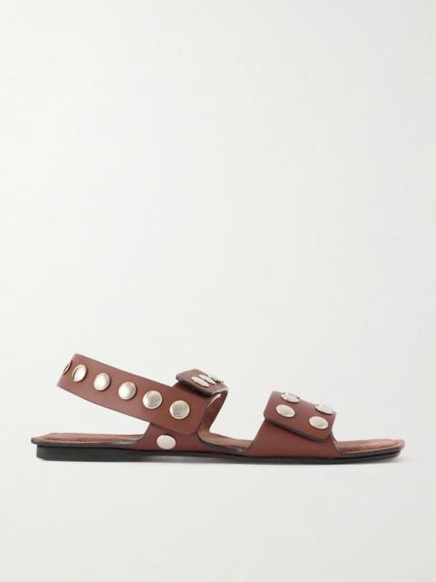 KHAITE Boden Studded Leather Sandals