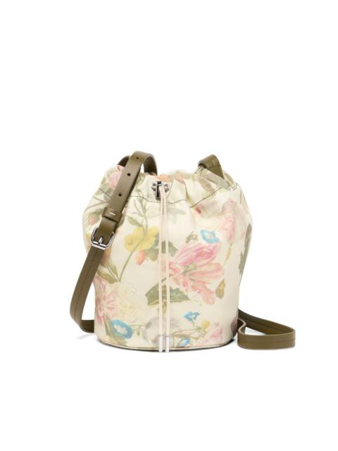 Maison Margiela floral drawstring messenger bag
