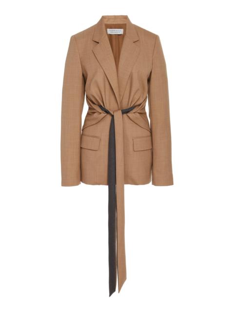 GABRIELA HEARST Grant Knotted Blazer in Virgin Wool