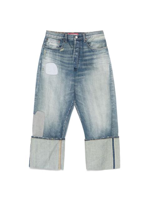 Junya Watanabe MAN patch-detail jeans