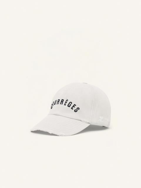 courrèges COTTON SIGNATURE CAP