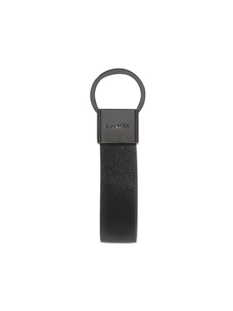 LANCEL Dragonne leather keyring