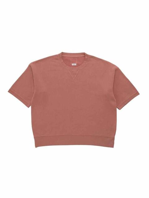 visvim JUMBO SB SWEAT S/S DMGD (U.D.) PINK