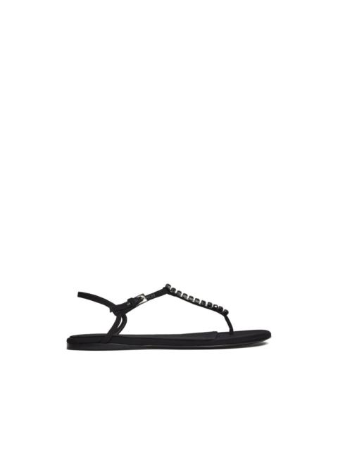 PARIS TEXAS Montecarlo crystal-embellished flat sandal