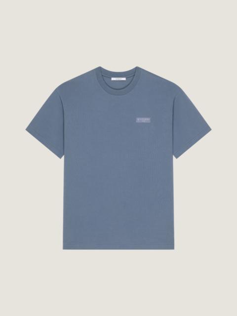 Givenchy T-SHIRT IN COTTON WITH GIVENCHY PARIS GROS GRAIN