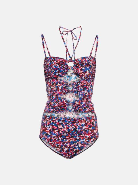 Isabel Marant Stiza floral swimsuit
