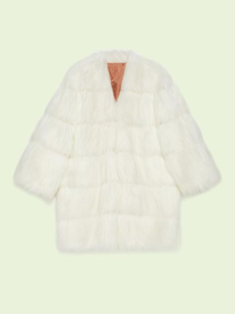 GUCCI Faux fur coat