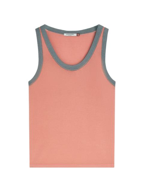 SCOTCH & SODA ribbed-trim tank top