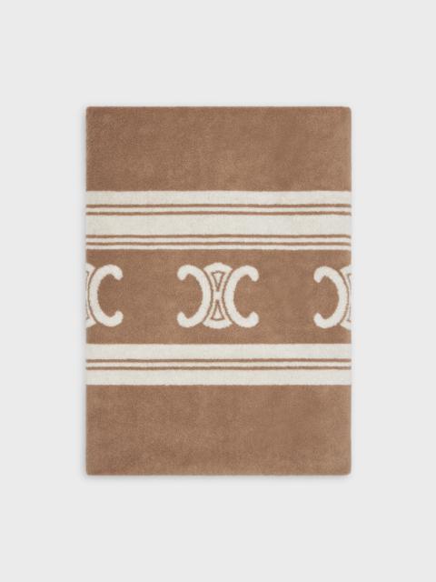 CELINE TRIOMPHE  BEACH TOWEL IN TERRY COTTON