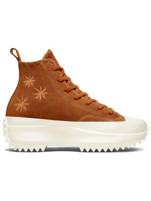 Converse Converse Run Star Hike Platform Hi Embroidered Floral Amber