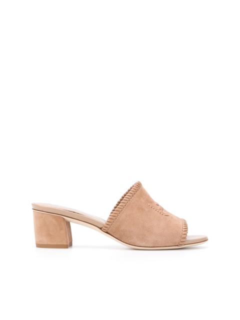 Tod's logo embroidered 55mm sandals