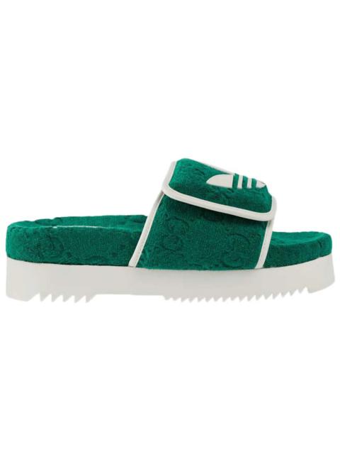 adidas x Gucci GG Platform Sandal Green (Women's)