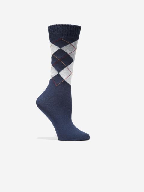 COLE HAAN Women's Argyle Casual Crew Socks