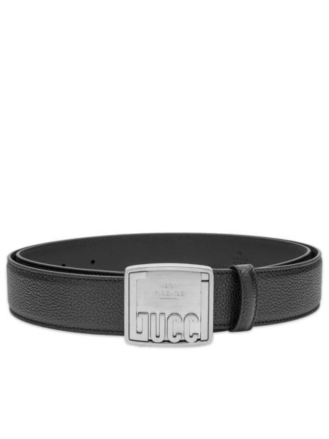 Gucci Plaque Buckle Belt