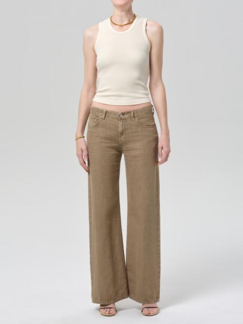 Citizens of Humanity Nora Linen Trouser Leg In Reservoir