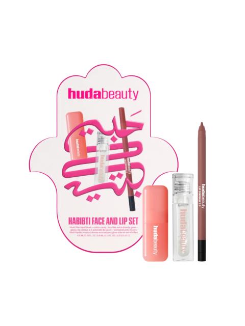 Huda Beauty Habibti Face and Lip Set