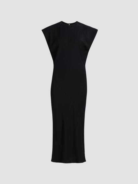 CO Women's Relaxed Body-n Midi Dress - Black