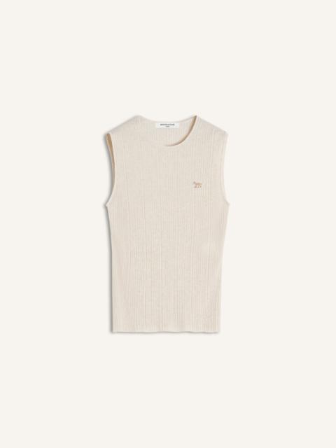 Maison Kitsuné BABY FOX FINE RIB KNITTED TOP